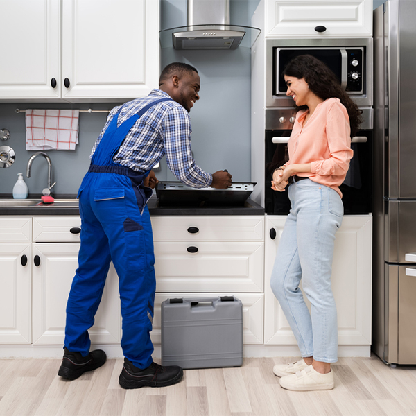 can you provide an estimate for cooktop repair before beginning any work in Caledonia